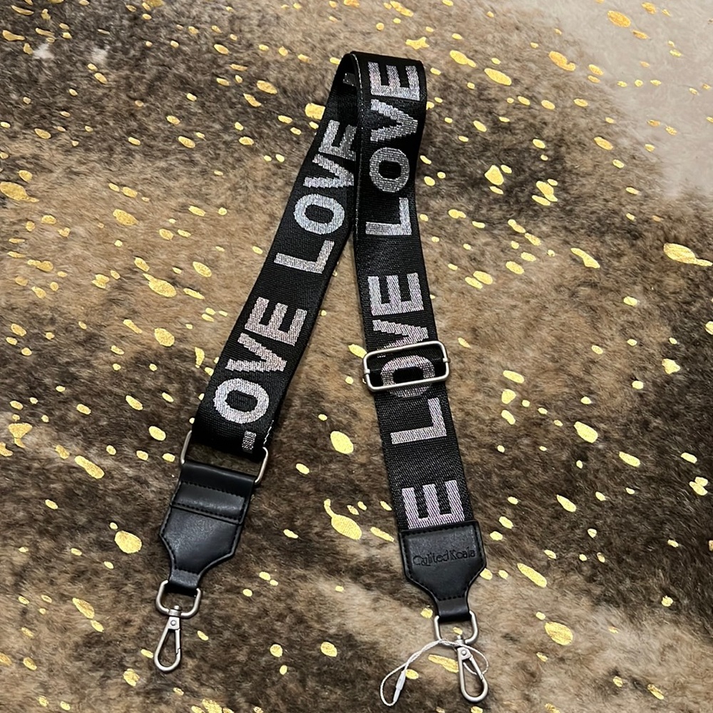 Quilted Koala Love clip on strap